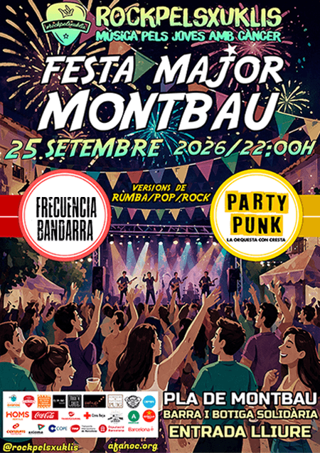 Concert Solidari Festa Major de Montbau amb el Càncer Infantil